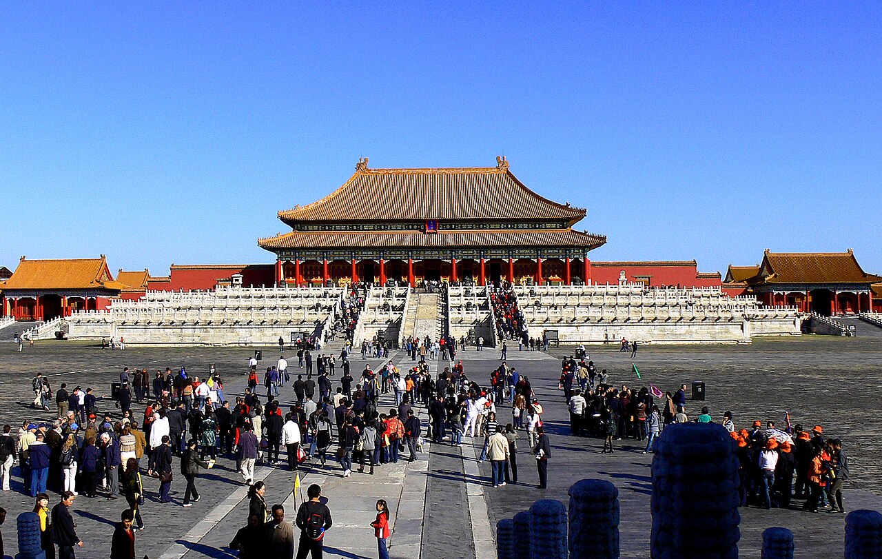 故宫太和殿及广场建筑实景